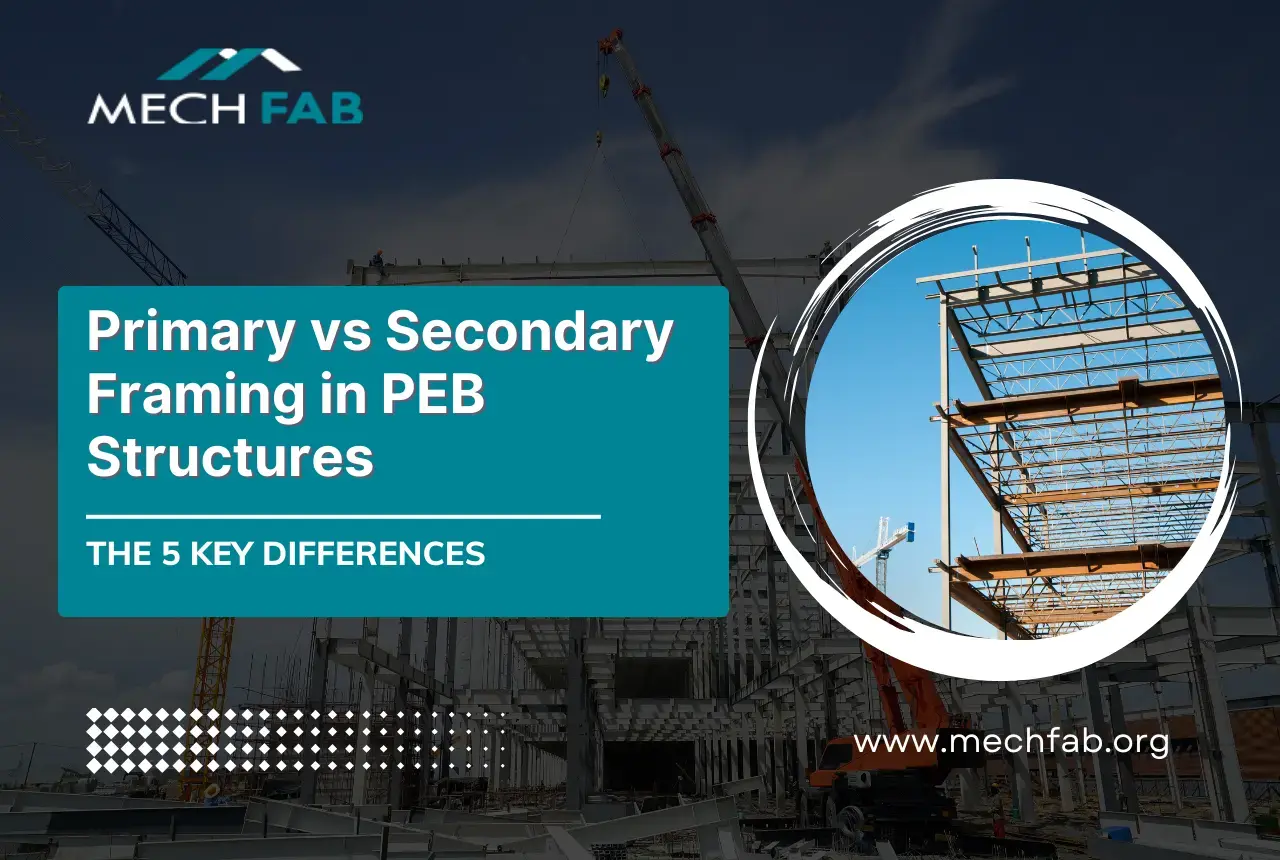 primary vs secondary framing in PEB