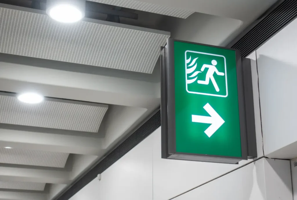 Fire Exit Signs and Emergency Lighting