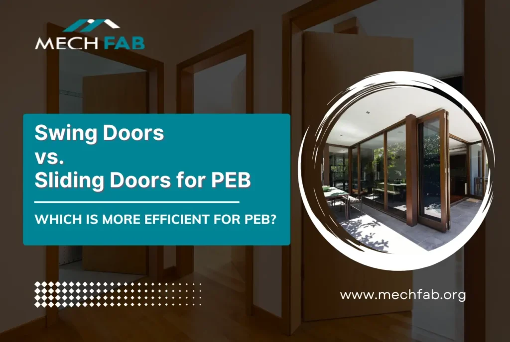 swing doors vs. sliding doors for peb